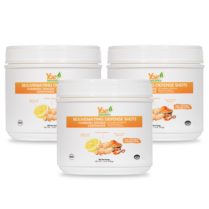 Rejuvenating Defense Shots-Turmeric Ginger Lemonade