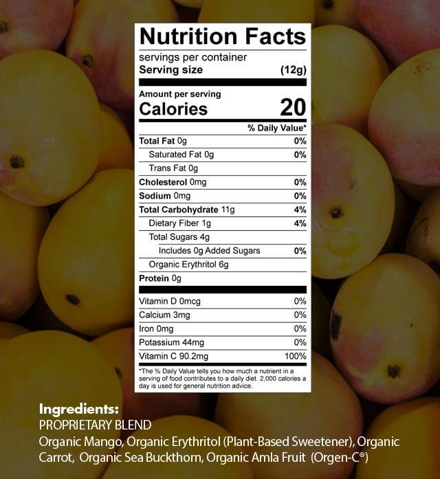 Collagen Booster+ Skin Glow+Defense-Mango Carrot & Sea Buckthorn