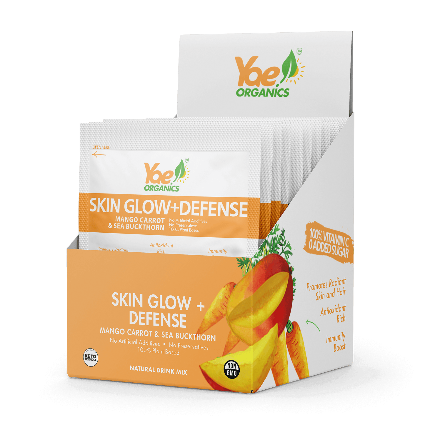 Collagen Booster+ Skin Glow+Defense-Mango Carrot & Sea Buckthorn