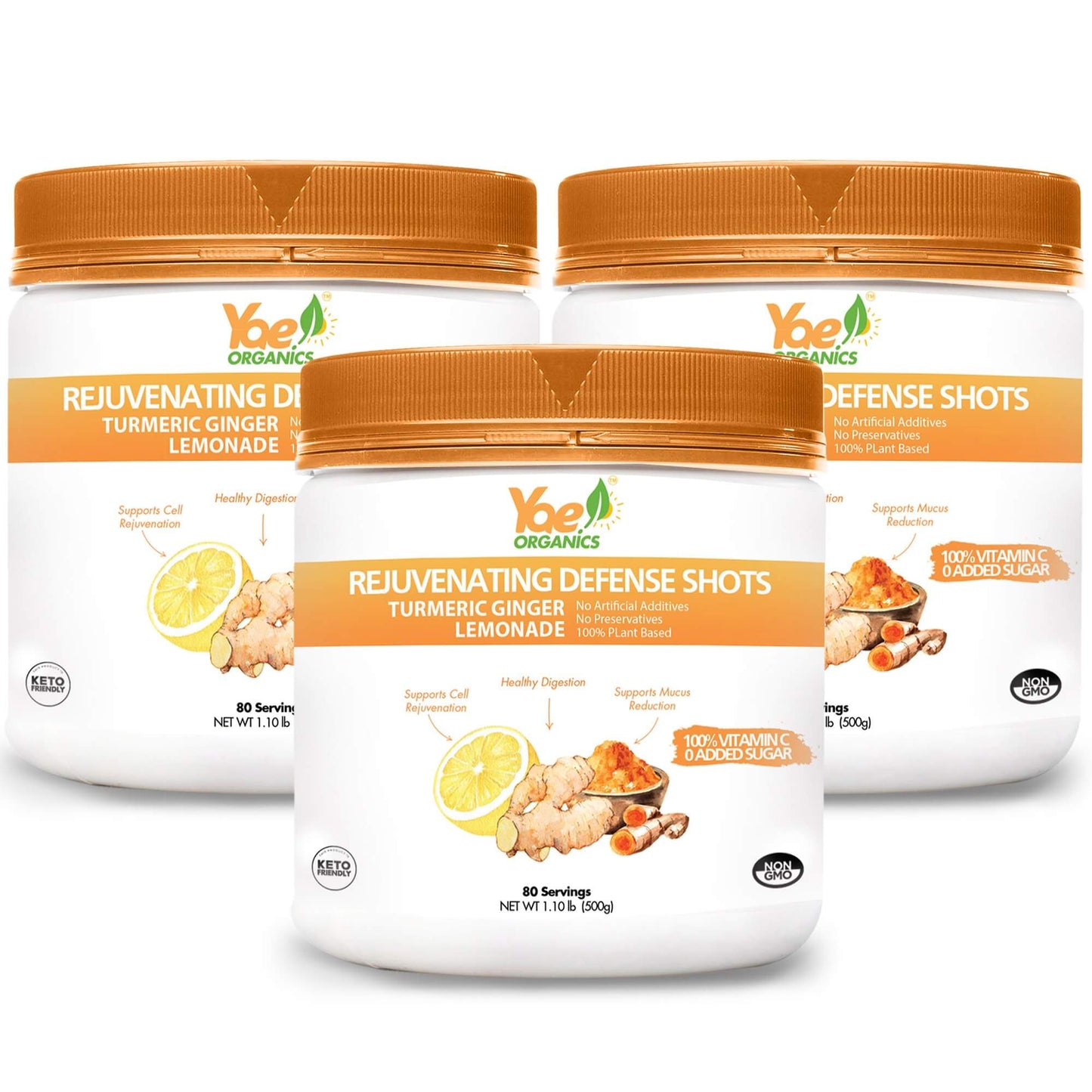 Rejuvenating Defense Shots - Turmeric Ginger Lemonade